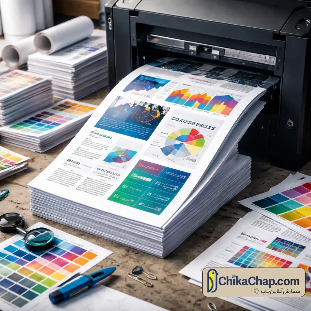 چاپ دیجیتال جزوه - چاپ جزوه کیفیت بالا و قیمت مناسب